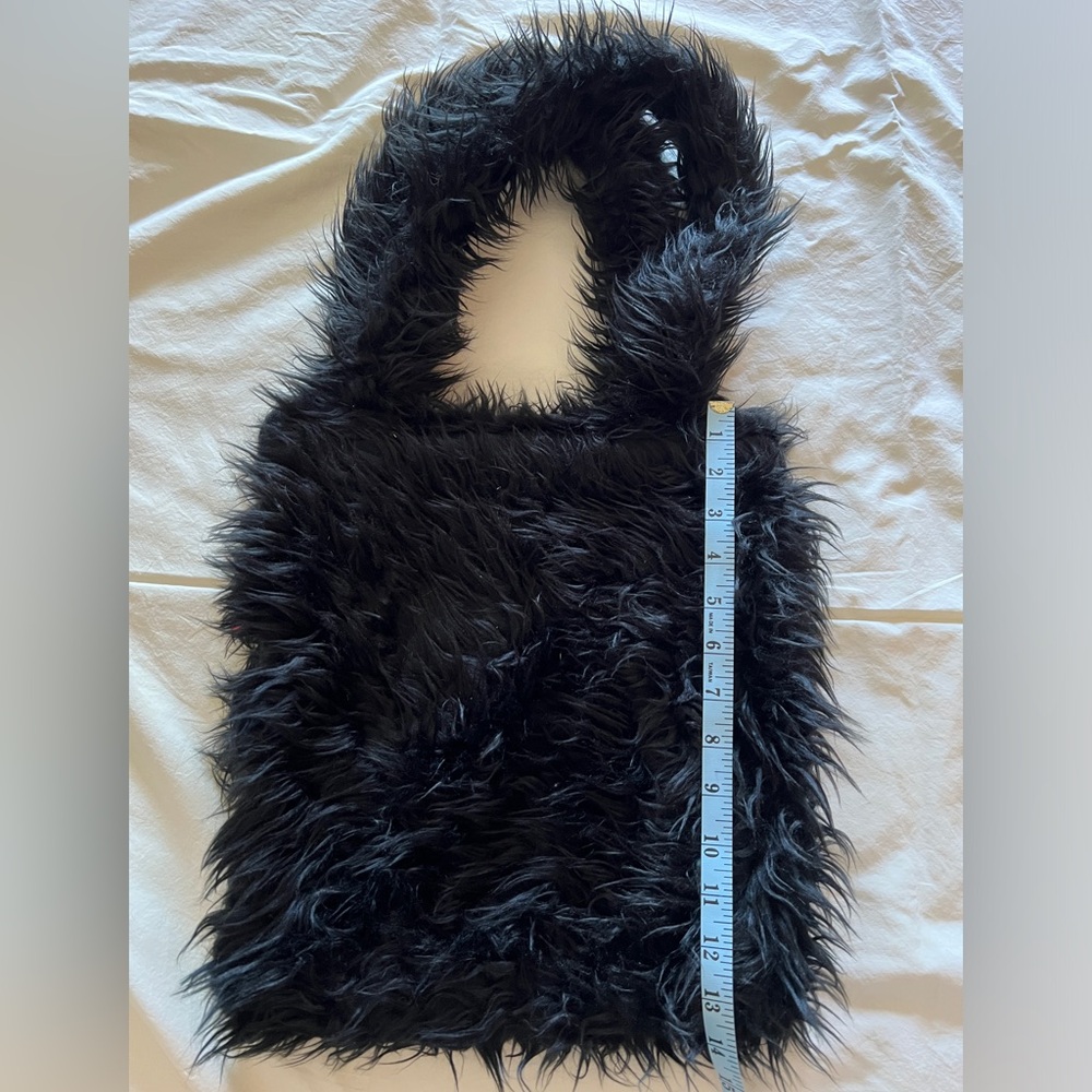 Fuzzy Goth Bag